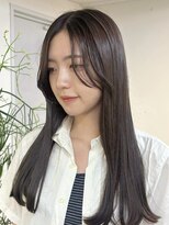 フォト 武蔵小杉(foto) 暗めカラー/韓国風巻き/レイヤーカット/髪質改善/縮毛矯正