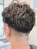 フェリア(feliah)&nbsp;【フェリア柏の葉】メンズパーマ/グレージュカラー/パーマセット