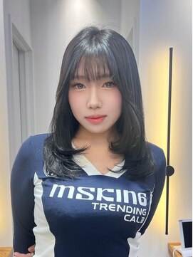 イオエ 梅田(ioe) ダブルカラー/大人ボブ/黒髪スタイル/髪質改善/縮毛矯正