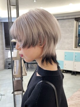 アンドソー 池袋(&so.) デザインカラー/ルーツカラー/裾カラー/アッシュブラック/池袋