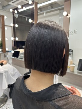 ロール 博多(Role) ボブ/透明感カラー/暗めカラー/韓国ボブ/髪質改善 /顔周りカット