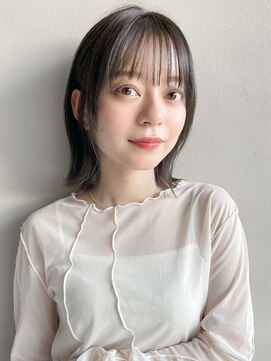 リヤン 表参道(lyann) 大人ガーリーダークアッシュ似合わせカット外ハネボブa