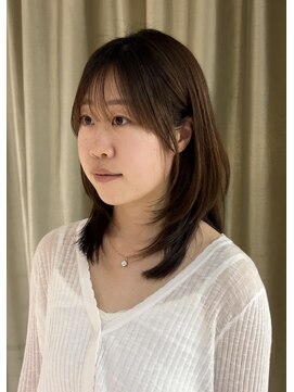 ロゴライフアットガーデン(logo life at garden) レイヤーカット/透明感カラー/ウルフカット/@中田