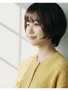 コトナ 越谷店 20代30代40代絶壁解消ひし形小顔前下がりショートボブ【越谷】