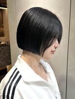 ロンドリメゾン 原宿(Lond re Maison.) ブリーチなし/髪質改善/ダークブラウン/グレーブラウンボブ原宿7