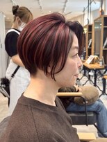 ヘアーカッティングガーデン ジャック モアザン 梅田店&nbsp;ボブ/ショートボブ/ハイライト/30代/40代/大人女性/白髪ぼかし