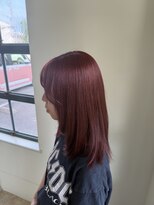 エクファ ヘア シェリル 草津 南草津店(ex-fa hair cherir)&nbsp;ミルクティーブロンド/ダークブルー/デジタルパーマ/南草津