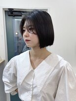 hyon myon/RISEbyREVO 綾瀬店【ヒョンミョン】&nbsp;ハッシュカット/デザインカラー/グレージュ[綾瀬駅/韓国ヘア]