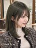 カット+ダブルカラー★(ブリーチ無しライトナー)+(脱色後の被せるカラー)+3Tr