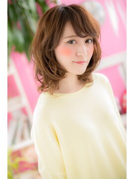 ミック 日暮里店(miq) ふわくしゅっ♪シフォンミディ