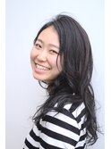 【大人スタイル】ノーバングかきあげラフスタイル