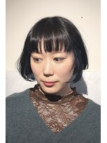 ヘルベチカ・ヘア(Helvetica hair)&nbsp;[helvetica hair} ネイビーボブ