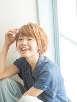 アドラーブル 長岡リップス旭岡店(adorable)&nbsp;マッシュウルフで小顔に！レイヤー×丸みショートstyle