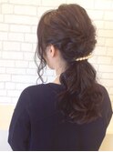 【D&T hair 大手町店】黒髪/大人かわいい結婚式アレンジ