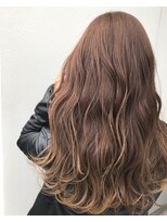 トリート 南行徳本店(TREAT)&nbsp;ハイライトベージュ×無造作カール