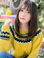 カバーヘア ブリス 川口(COVER HAIR bliss)&nbsp;★ダブルバング前下がりブランジュ小顔ワンカールストレート★5