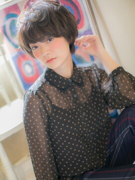 ブルー(BLUE) *CUORE水戸*…大人かわいいスパイラルマニッシュショートb