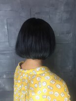 ヘアサロンエムフィス 池袋東口(HAIR SALON M Fe's)&nbsp;デザインカラー/厚めバング/ローライト/スリークボブ