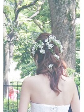 パズードコー(PSSD-CO.+5) 小花いっぱいハーフアップ