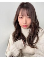 ビーハイブ 一番町店 アヴェダ(BEHIVE)&nbsp;透けバング×韓国風ロング