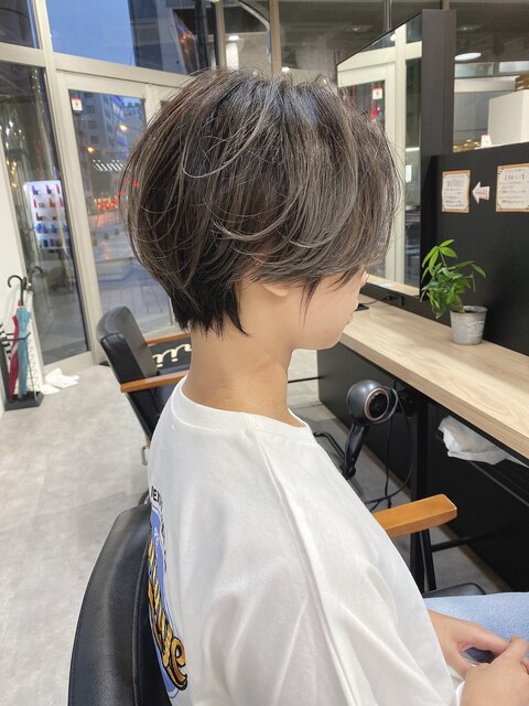 20代30代_ハンサムショート_グレージュ【横浜】ryota_hair