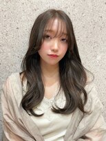 ルームバイシー 新宿(Loom. by Sea)&nbsp;くびれヘア/ショコラベージュ/大人可愛いセミロング【Loom.林】