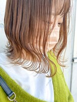 アチーブ ヘア デザイン(achieve hair design) S字ウェーブくびれスイングボブショート ハイトーンブラウン