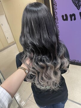 アンリップ ジー(salon unripＧ) h.i #シルバーグラデーション