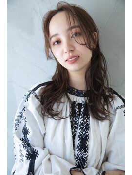 マウロア(MAULOA) 【MAULOA】マロンブラウン リラックスウェーブロング