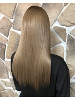 ヘアリゾートエーアイ 高田馬場店(hair resort Ai)&nbsp;20代30代40代マロンベージュ/Aラインボブ/かきあげ[高田馬場駅]