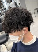 波巻きパーマ/波巻きスパイラル/ツイストパーマメンズ