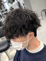 オーバルバイアピッシュ(OVARL by apish) 波巻きパーマ/波巻きスパイラル/ツイストパーマメンズ