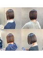 ロンドシエル 横浜(Lond ciel) こだわり抜いたボブはどこから見ても綺麗な形でセットも簡単です