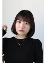 エクリ シセイドウ 麻布十番店(equri×SHISEIDO)&nbsp;ナチュラルボブ×インナーカラー