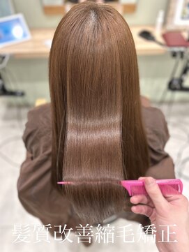 アース 武蔵境店(HAIR & MAKE EARTH) 40代のお客様へ髪質改善縮毛矯正☆
