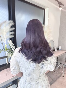 シンシェアサロン 原宿店(Qin shaire salon) ラベンダーカラーで作る韓国風スタイル