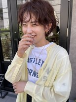 サンド 表参道(sand)&nbsp;ショートボブパーマ20代30代40代イヤリングカラー大人可愛い