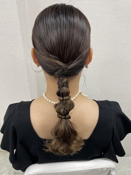 シュシュ(shushu) 下めデザイン編みおろし♪