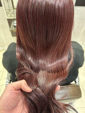 ミューズ おゆみ野店(HAIR & NAIL MUSE) 艶々ピンクカラー