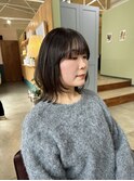 くびれレイヤー×艶感グレージュ