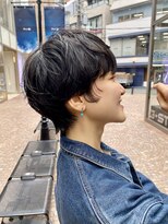 ハルキ ミナト ジャパン オオサカ(HARUKI MINATO japan OSAKA)&nbsp;40代50代小顔似合わせカットくびレイヤーエモージュ大人可愛い