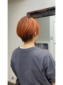 アプリコットオレンジ ショートスタイル