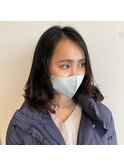 レディースパーマ20代30代40代小顔ショートボブ透明感暗髪