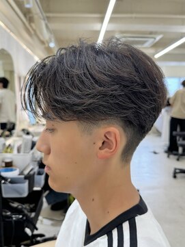 ニコ トウキョウ ヨコハマ(nico) メンズ/センターパート/ニュアンスパーマ