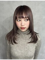 アルレン(Allen)&nbsp;透明感のあるブラウン　レイヤーカット　「宇都宮」