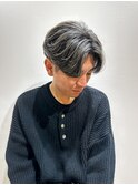 ニュアンスセンターパートハイライトメッシュ