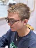 メンズカラー ハイトーン スパイキーショート ボウズ