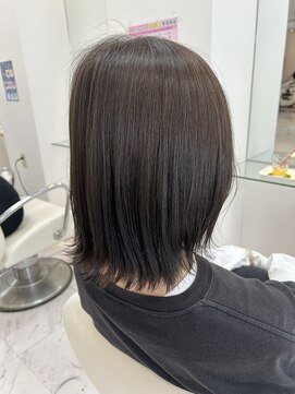 ヘアポジションにかほ 透明感カラー