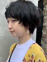 キコエル 三軒茶屋(kikoeru)&nbsp;黒髪マニッシュセシルカット[三軒茶屋]