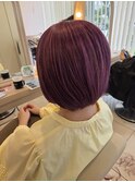 ピンクハイライトカラー